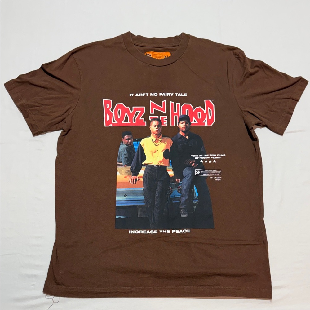 Men’s Shoe Palace Boyz N The Hood Graphic Tee - Brown Size XL